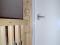 This landing handrail was finished into a half newel mounted onto backboard to complete an awkward corner